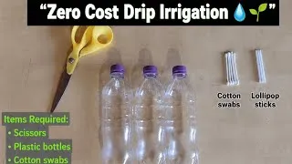 Thumbnail: Smart drip irrigation system using waste plastic bottles #garden #dripirrigation #easytrick #diy 