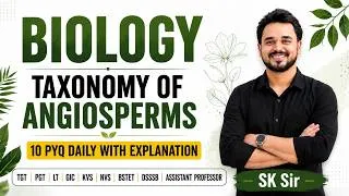 Thumbnail: Plant Taxonomy PYQs | Part-2 | Explanation-Based PYQs | TGT | PGT | LT | GIC | GDC | UPHESC |