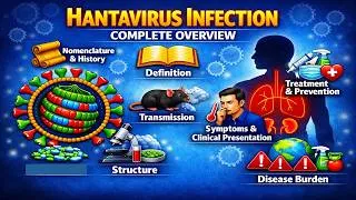 Thumbnail: Hantavirus Infection Explained — Structure, Transmission, Symptoms, Treatment & Prevention