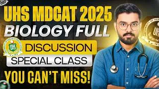 Thumbnail: 𝐔𝐇𝐒 𝐌𝐃𝐂𝐀𝐓 𝟐𝟎𝟐𝟓 𝐁𝐢𝐨𝐥𝐨𝐠𝐲 𝐅𝐮𝐥𝐥 𝐏𝐚𝐩𝐞𝐫 𝐃𝐢𝐬𝐜𝐮𝐬𝐬𝐢𝐨𝐧 | 𝐂𝐨𝐦𝐩𝐥𝐞𝐭𝐞 𝐒𝐨𝐥𝐮𝐭𝐢𝐨𝐧  | 𝐁𝐲 𝐃𝐫. 𝐒𝐡𝐚𝐟𝐚𝐲