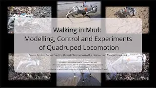 Thumbnail: Walking in Mud: Modeling, Control, and Experiments of Quadruped Locomotion