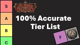 Thumbnail: 100 Percent Accurate Flesh and Blood Tier List