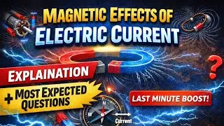 Thumbnail: Magnetic Effects of Electric Current | Electric Motor + Fleming Left Hand Rule | SSC Exam Special