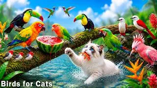 Thumbnail: Bird Video for Cats to Watch 🌿 Nature, Just for Cats－Keep Cats Entertained All Day with Bird Sounds
