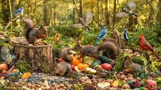 Thumbnail: The Ultimate Backyard Bird Show for Cats 🐦 Cardinals, Woodpeckers & Squirrels | Cat Games 4K