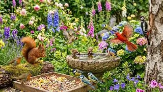 Thumbnail: Cat TV 🐿️ Cardinals, Goldfinches, Chickadees & Squirrels | Relaxing Nature for Cats