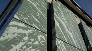 Thumbnail: Samrat Exterior HPL Green Marble Facade Reveal