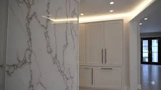 Thumbnail: Samrat HPL Pristine Marble Kitchen Design