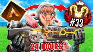 Thumbnail: PLATINUM to RANK #33 PREDATOR in 24 Hours Using ONLY the HARDEST Weapon!