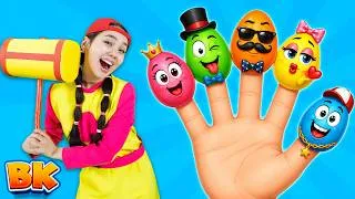 Thumbnail: Finger Family Colorful Eggs | Kids Music & More | BisKids World