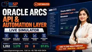 Thumbnail: Oracle ARCS API & Automation Simulator Explained  BISP Trainings