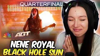 Thumbnail: Happy Tears for Nene Royal ROCKS OUT to “Black Hole Sun” & Gets a GOLDEN BUZZER! | AGT 2026 Reaction
