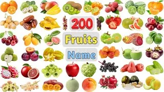Thumbnail: Fruits List ll 200 Fruits Nane in English With Pictures ll Learn 200 Fruits Name