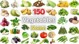 Thumbnail: Vegetables Vocabulary ll 150 Vegetables Name in English With Pictures ll All Vegetables Name