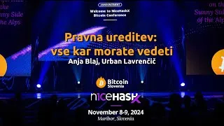 Thumbnail: NiceHashX Maribor 8-9.11.2024 - Pravna ureditev: vse kar morate vedeti - Urban Lavrenčič , Anja Blaj
