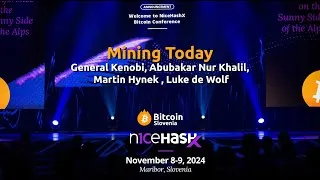 Thumbnail: NiceHashX Maribor 8-9.11.2024 -  Mining Today - General Kenobi, Abubakar Nur Khalil, Martin Hynek
