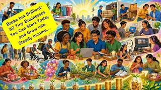 Thumbnail: Broke but Brilliant: 30 Tiny Businesses You Can Start Today and Grow into Steady Income