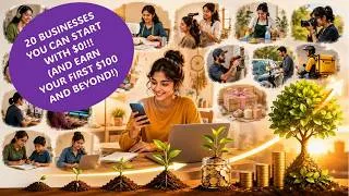 Thumbnail: 20 BUSINESSES YOU CAN START WITH $0!!! (AND EARN YOUR FIRST $100 AND BEYOND!)
