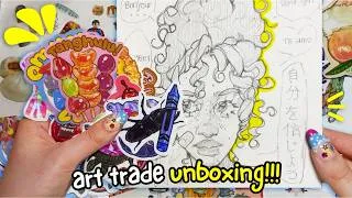 Thumbnail: UNBOXING my ART TRADE!!! w/ @juss_me_art °❀🍓