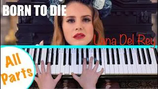 Thumbnail: BORN TO DIE - Lana Del Rey Piano Tutorial [chords accompaniment]