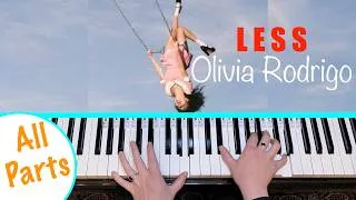 Thumbnail: LESS - Olivia Rodrigo Piano Tutorial [chords accompaniment]
