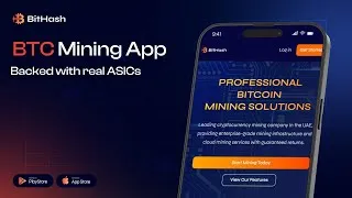 Thumbnail: Cloud-Based Bitcoin Mining – No Hardware Needed, Just Buy Hashrate | BitHash Crypto Mining App
