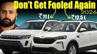 Thumbnail: SUV "Variants" Under 15 Lakhs with No "Nonsense" Features Ranked! 2026