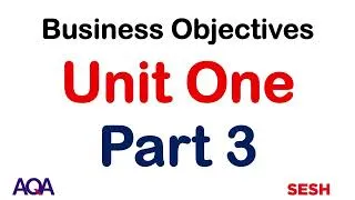 Thumbnail: 1.1: Business Objectives - AQA A Level Business (new 2026 spec) - Unit 1 Part 3