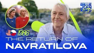 Thumbnail: Martina Navratilova's Emotional 1986 Return to Prague | Billie Jean King Cup