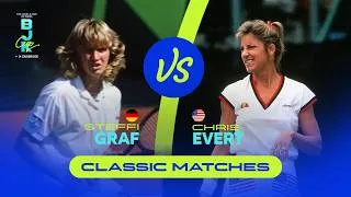 Thumbnail: Chris Evert (USA) v Steffi Graf (GER) | 1987 BJK Cup Final | TV HIGHLIGHTS