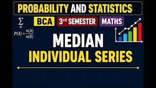Thumbnail: BCA 3rd SEM Maths Median | Probability and Statistics | 6 questions solved