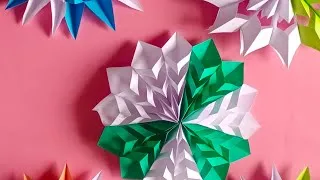 Thumbnail: 3D Paper Snowflake ❄️ Easy DIY Decoration | Beautiful Origami Craft 