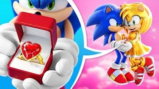 Thumbnail: Sonic The Hedgehog vs Amy Rose! Boys vs Girls challenge! PINK vs BLUE!