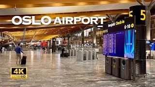 Thumbnail: [4K] Oslo Airport Norway 🇳🇴🐧 Walking Tour