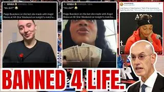 Thumbnail: BANNED 4 LIFE! WNBA DELETES Post of Angel Reese FLASHING CASH in BET w Paige Bueckers on Game!