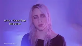 Thumbnail: Billie Eilish - Ocean Eyes (Lyrics)