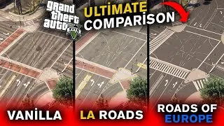 Thumbnail: GTA 5 Roads Mods Ultimate Comparison ! LA Roads VS Roads of Europe !