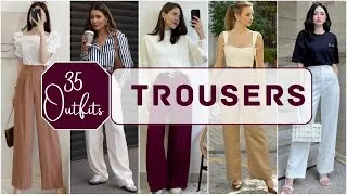 Thumbnail: 30 Trouser Outfit Ideas for Women | Best Trousers for women | Women's Fashion