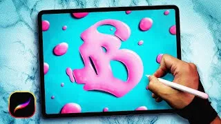 Thumbnail: How to Draw Gothic Bubble Graffiti in PROCREATE [TUTORIAL]