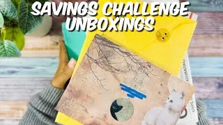 Thumbnail: NEW SAVINGS CHALLENGE SMALL BUSINESS ADVENT CALENDAR UNBOXING | CASH STUFFING ITEMS | ETSY