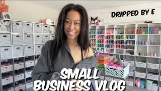 Thumbnail: SMALL BUSINESS STUDIO VLOG #13 | BUDGETING | GLITTER | BLING | SNOW GLOBE TUMBLERS | CASH STUFFING