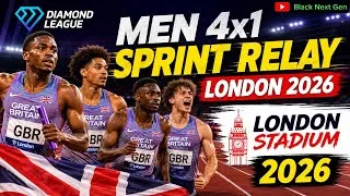 Thumbnail: Men 4x1 Sprint Relay London Diamond League 2026