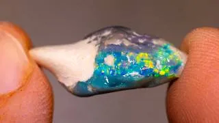 Thumbnail: See How This Small Rough Opal Cuts A $28,000 Gem - Stunning!