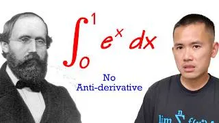 Thumbnail: How Riemann would probably integrate e^x from 0 to 1