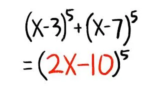 Thumbnail: Solving a super nice quintic equation