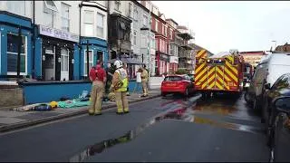 Thumbnail: Fire in blackpool & st john's sq what a MESS,  Friday night walkabout around the town  new bar soon!