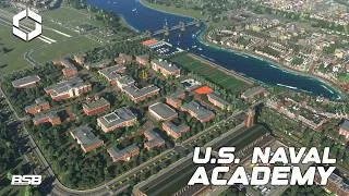 Thumbnail: I Built The United States Naval Academy || Cities: Skylines 2