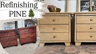 Thumbnail: Refinishing PINE 🌲 wood furniture 
