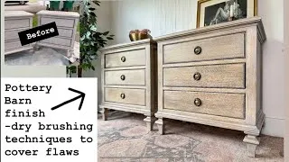 Thumbnail: Pottery Barn Finish Furniture FLIP - DIY bedroom inspo - nightstands