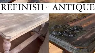 Thumbnail: Refinishing Antique Furniture (family heirloom) - full strip and stain job